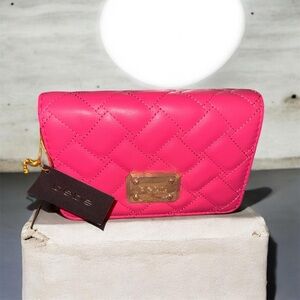 Bebe Pink Quilted Women's cross body